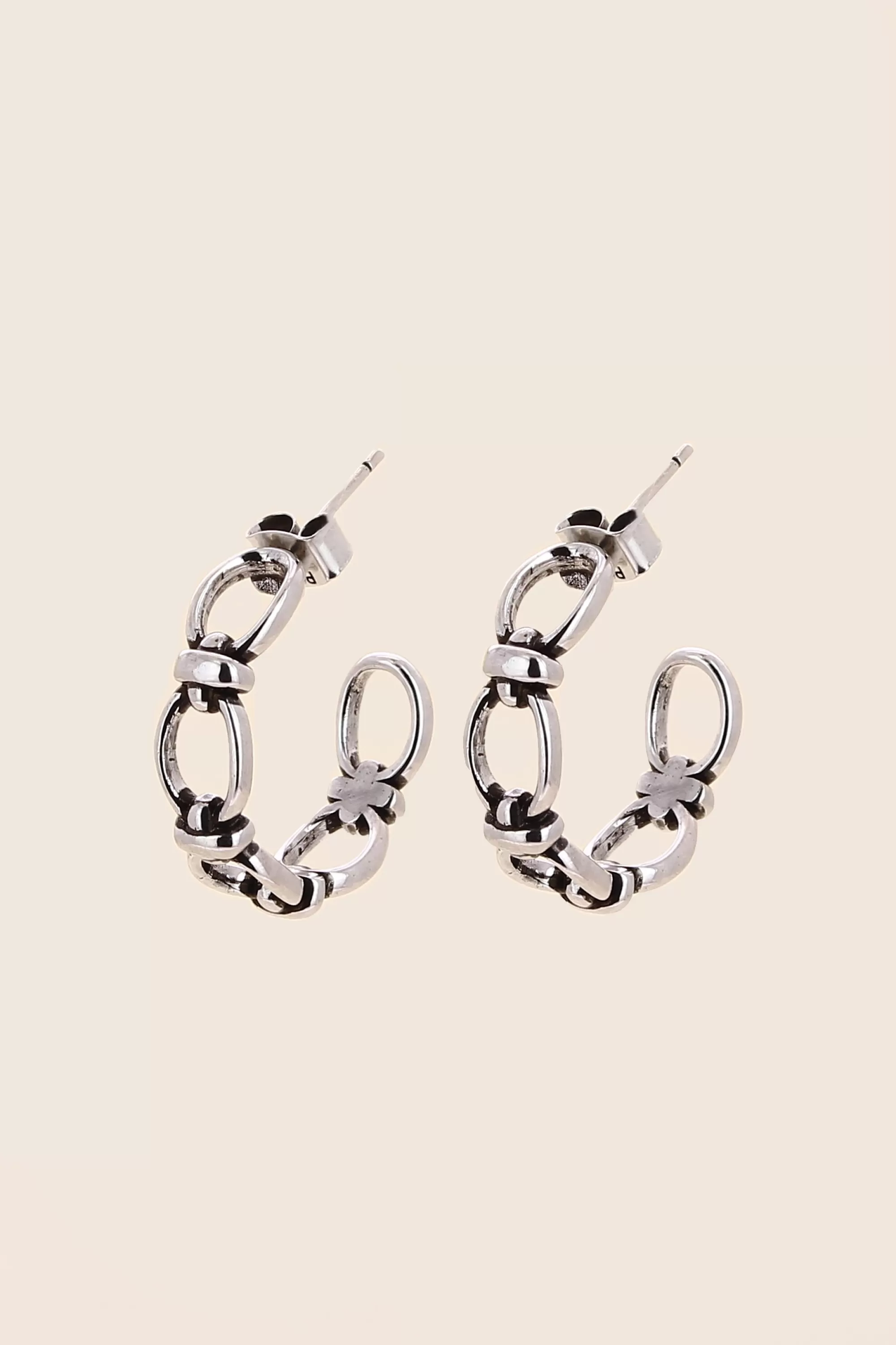 Philippe Audibert Boucles D'Oreilles Creole Isa Argente Sale