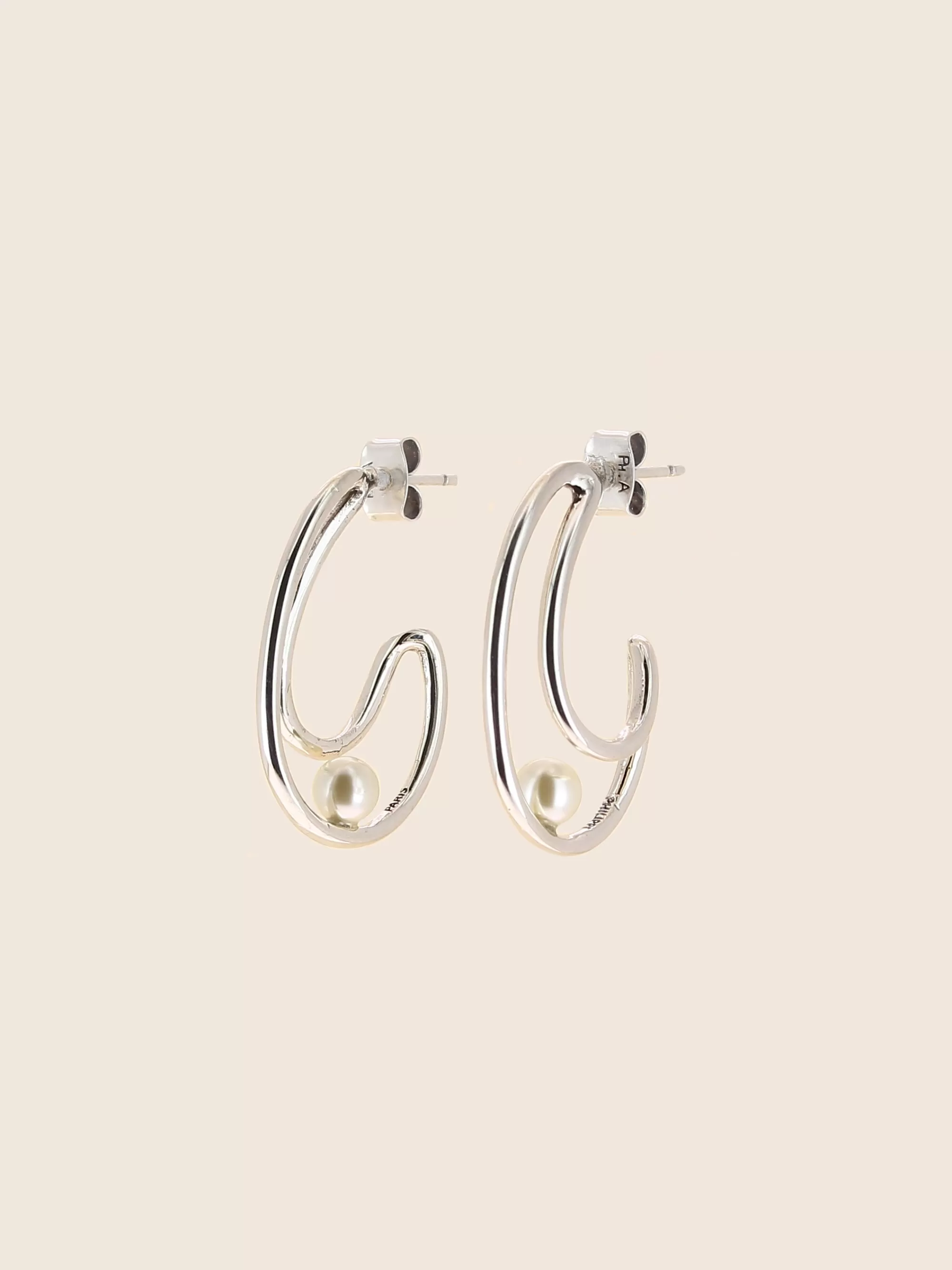 Philippe Audibert Boucles D'Oreilles Cyriel Argente Store