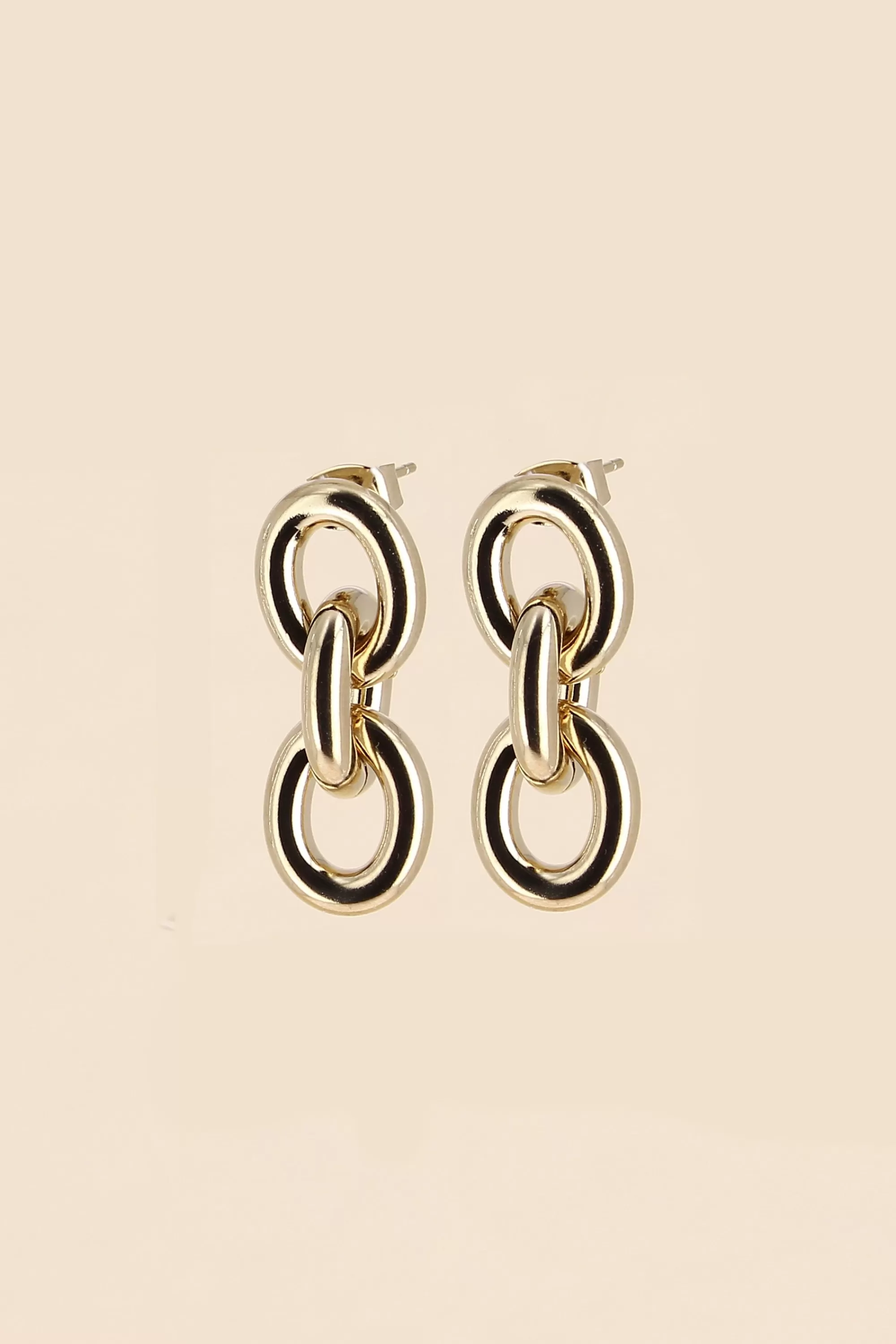 Philippe Audibert Boucles D'Oreilles Edmund Double Dore Sale