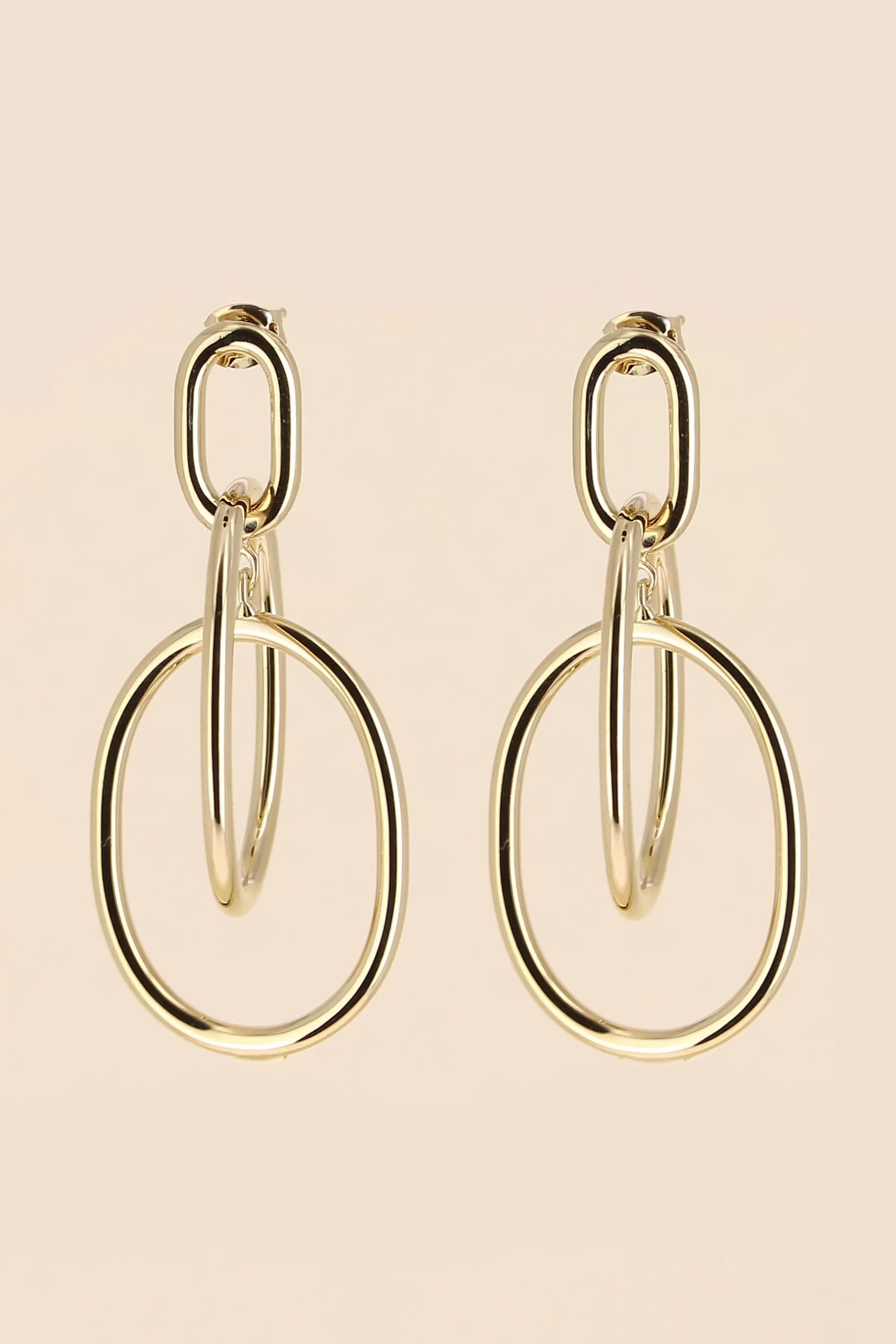 Philippe Audibert Boucles D'Oreilles Patxi Lisse Dore Outlet