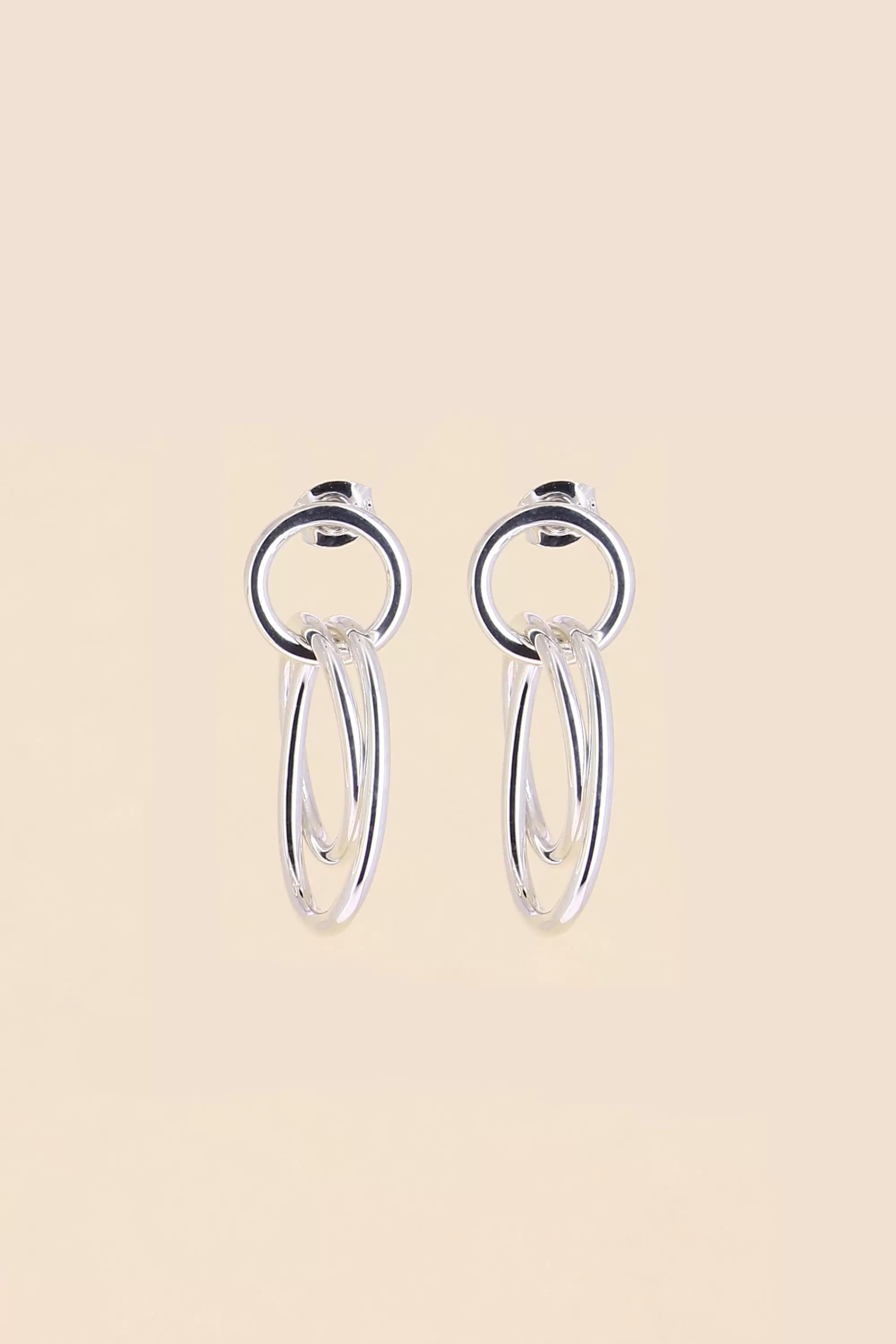 Philippe Audibert Boucles D'Oreilles Ridley Rond Argente Clearance